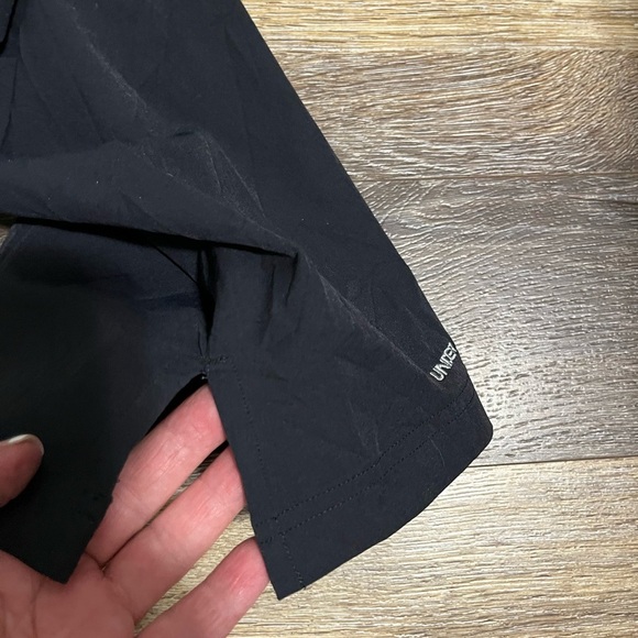 Under Armour Golf Pants Crop Capri Women's Size 8 Black Golfing Casual - Picture 7 of 8